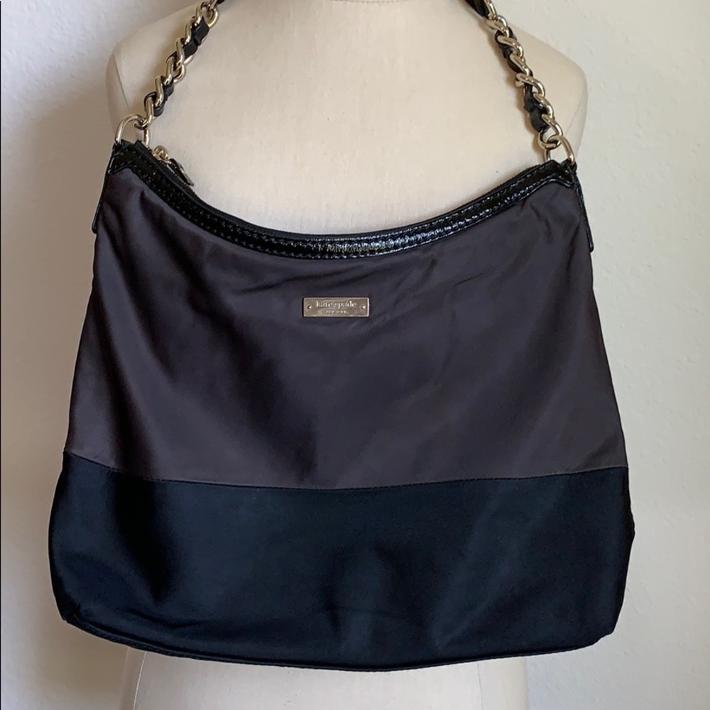 Kate Spade patent leather colorblock shoulder bag